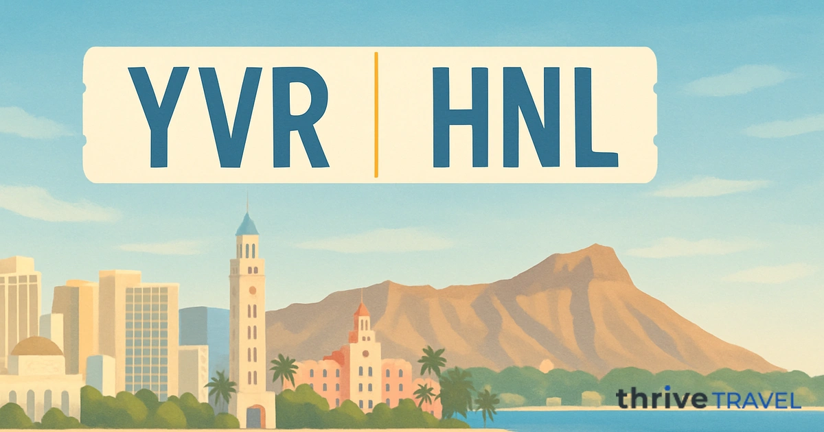 Vancouver to Honolulu