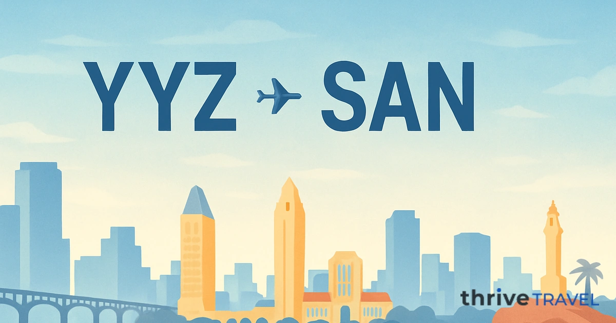 Toronto to San Diego