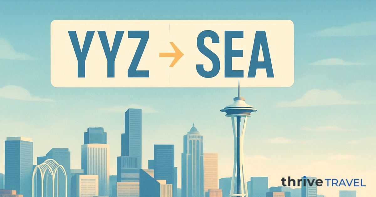 Toronto to Seattle
