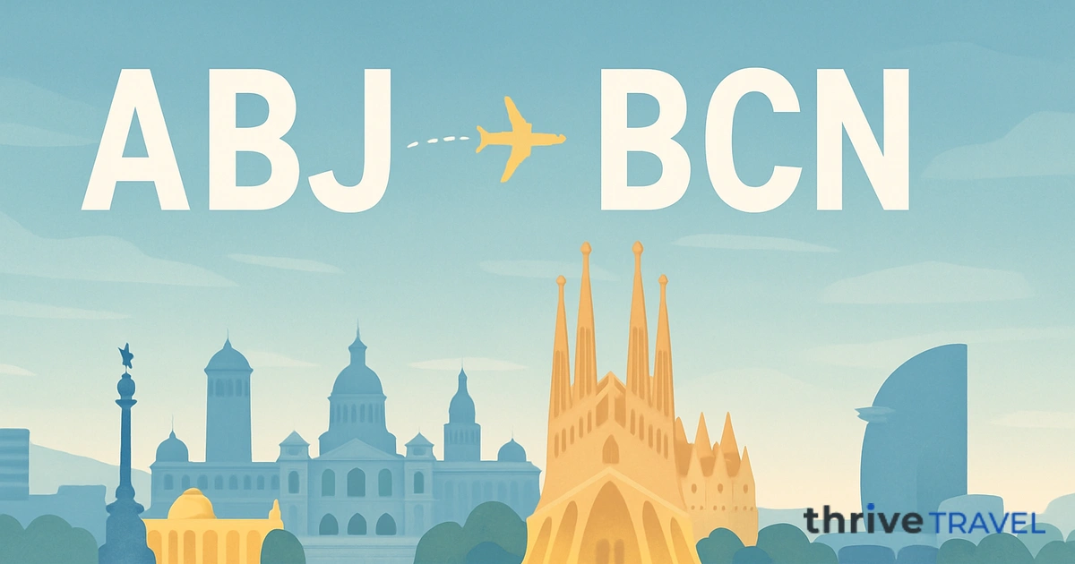 Abidjan to Barcelona