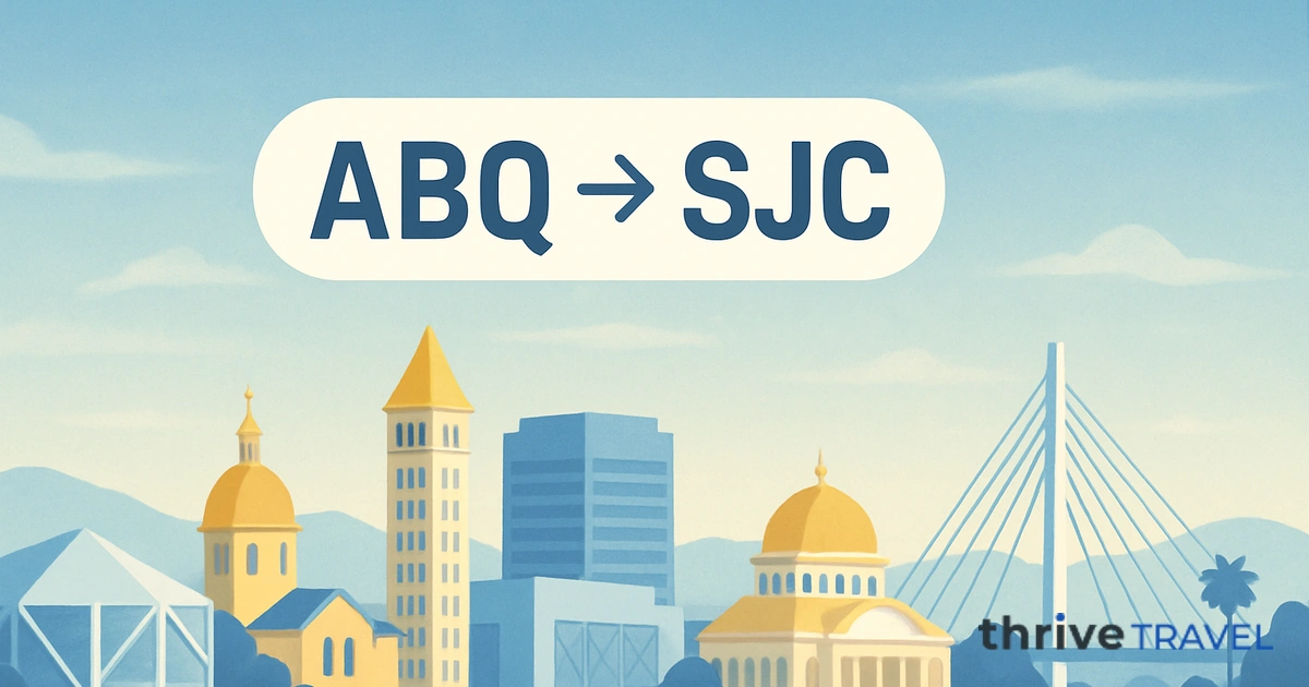 Albuquerque to San Jose