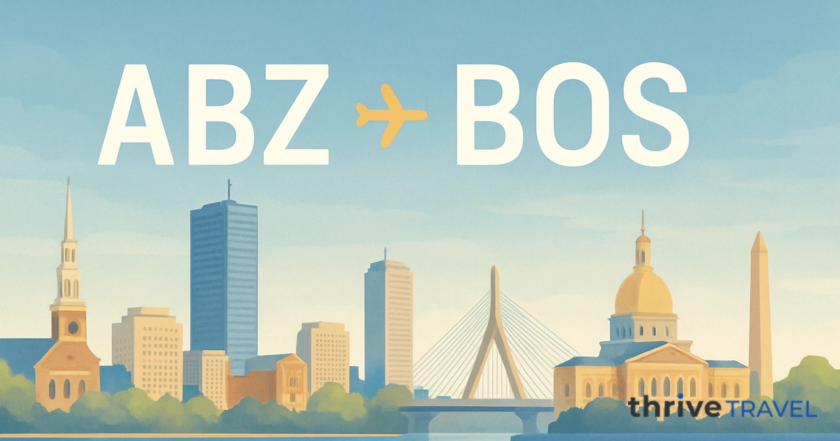Aberdeen to Boston