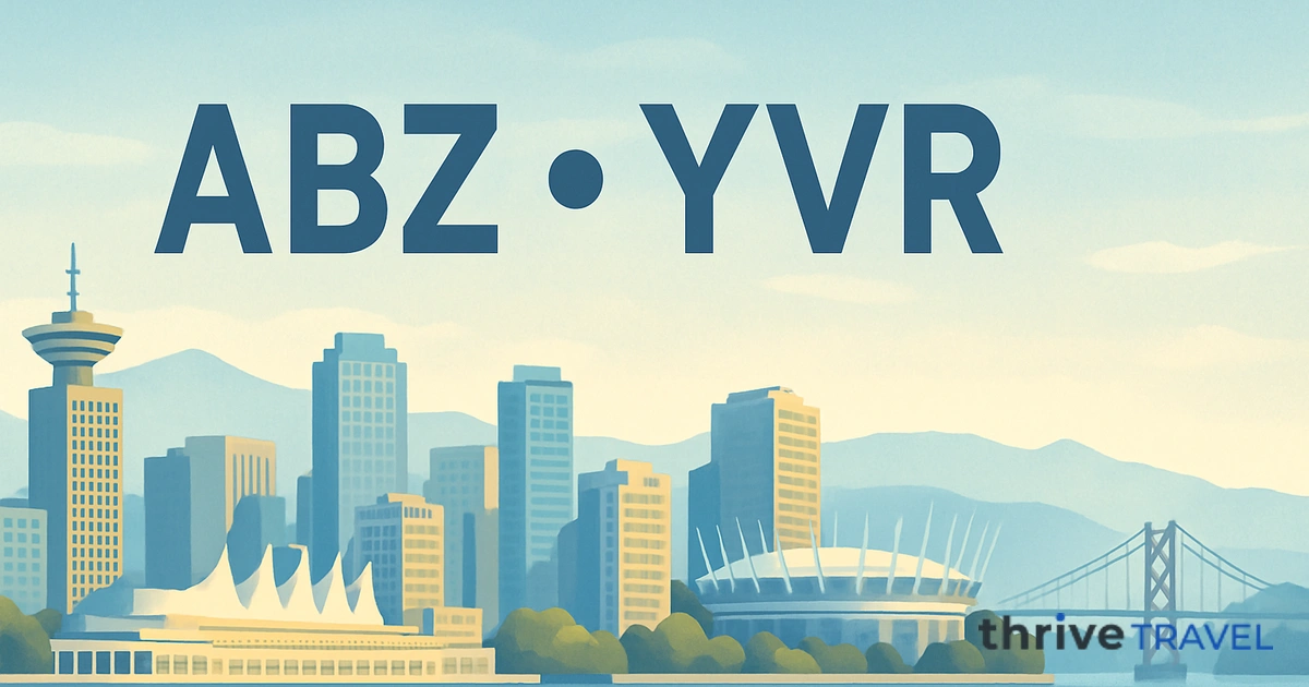 Aberdeen to Vancouver