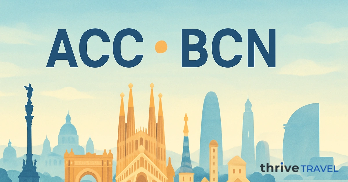 Accra to Barcelona