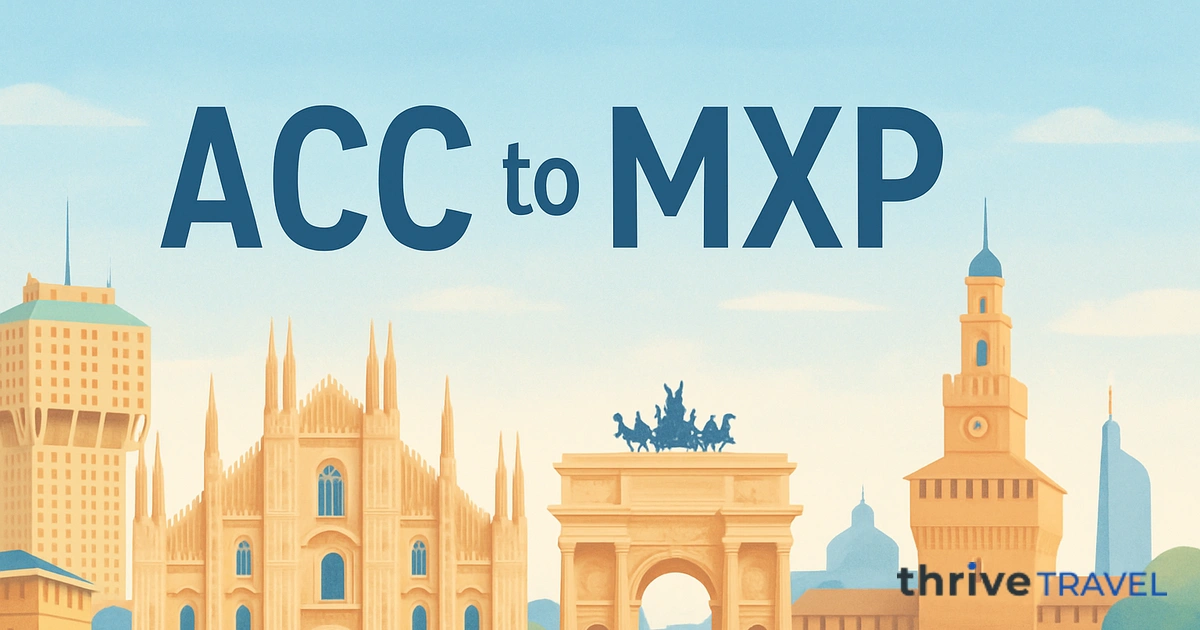 Accra to Milan