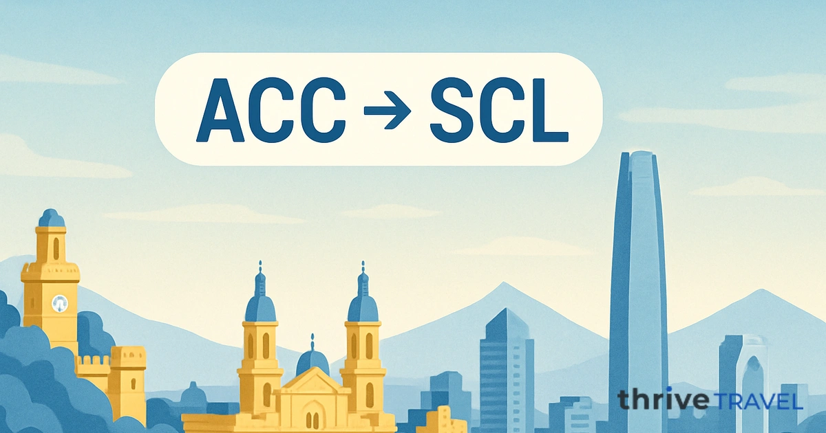 Accra to Santiago