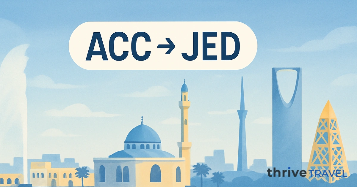 Accra to Jeddah