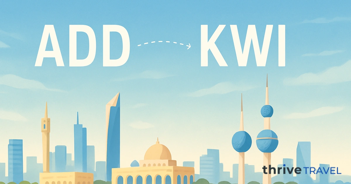 Addis Ababa to Kuwait City