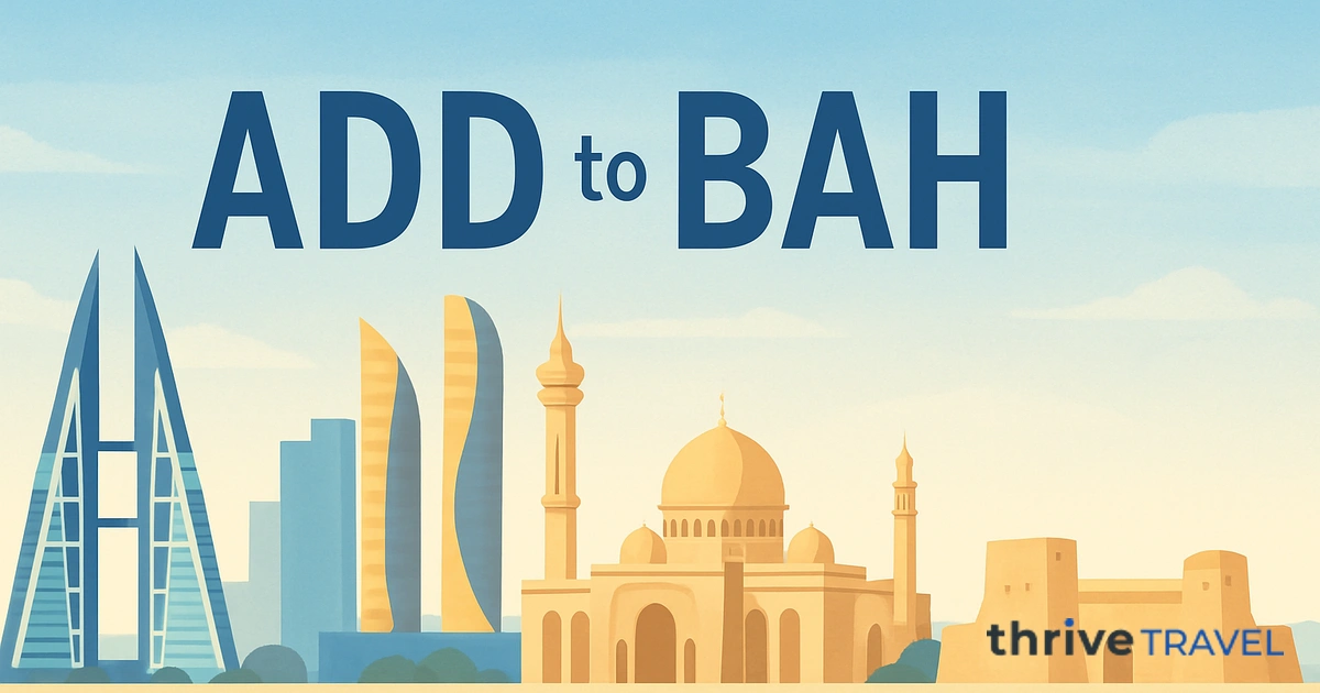 Addis Ababa to Bahrain