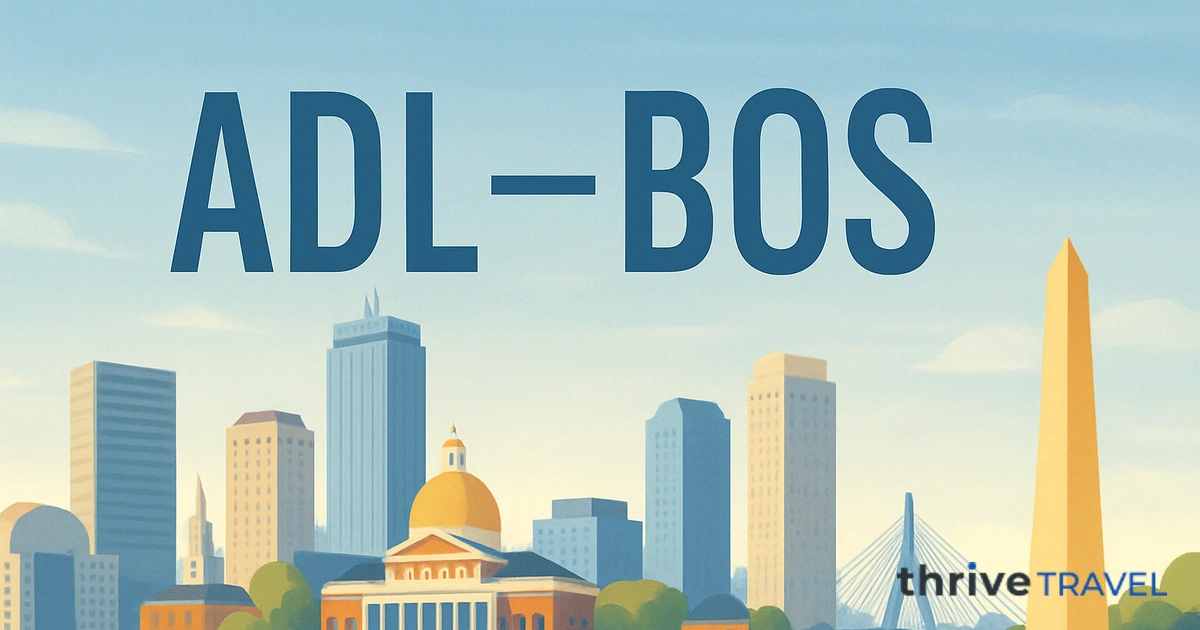 Adelaide to Boston