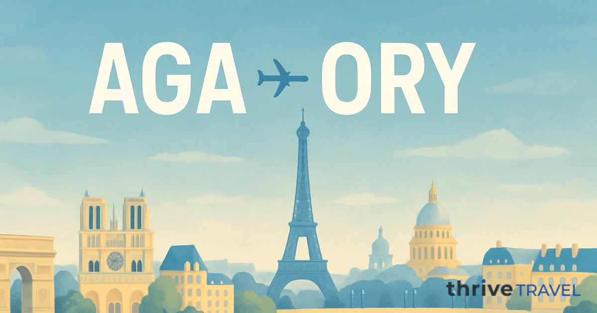 Agadir to Paris