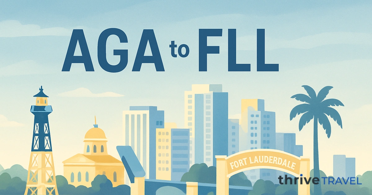 Agadir to Fort Lauderdale