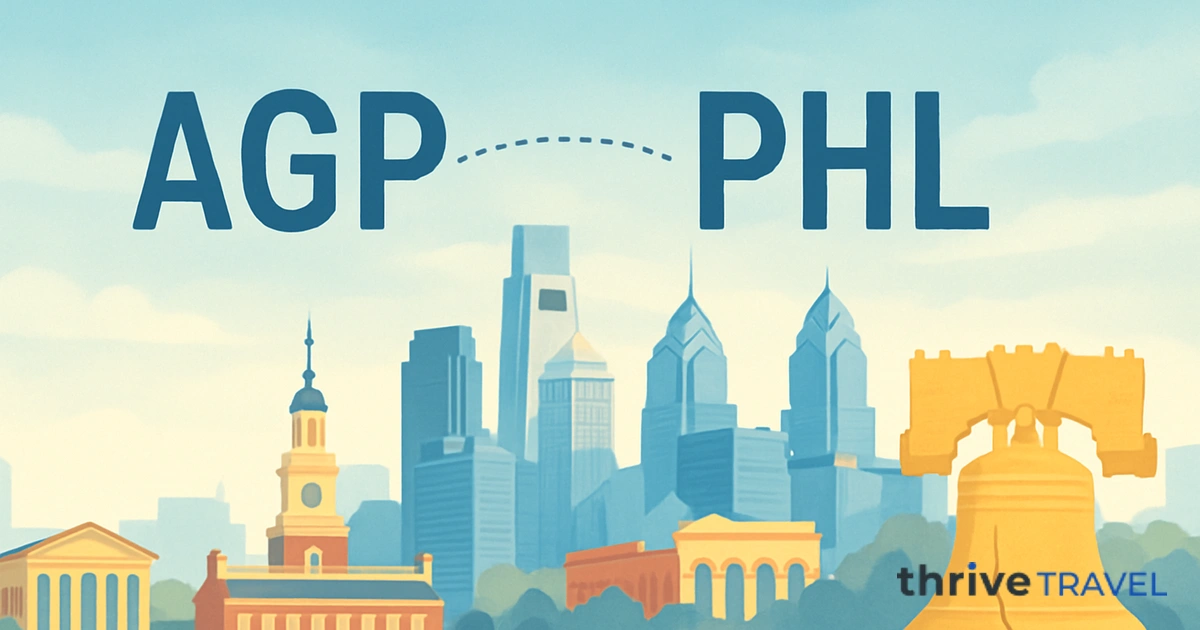 Malaga to Philadelphia