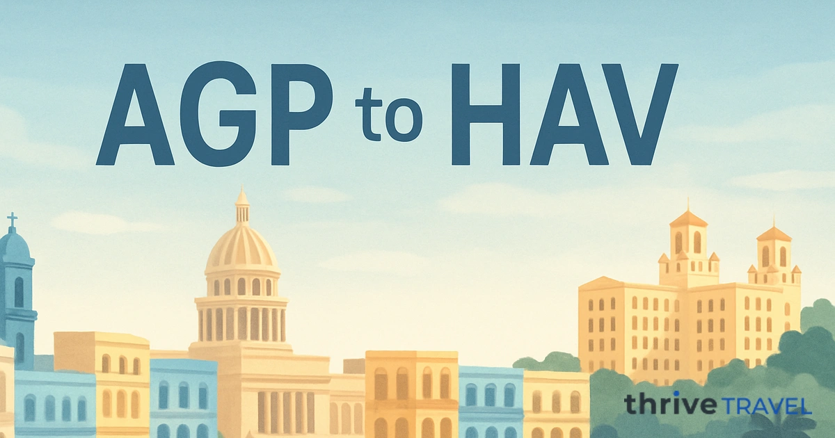 Malaga to Havana