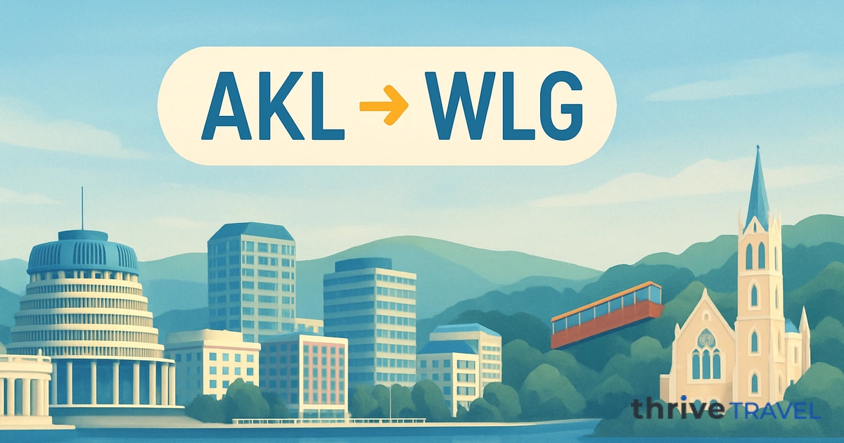 Auckland to Wellington