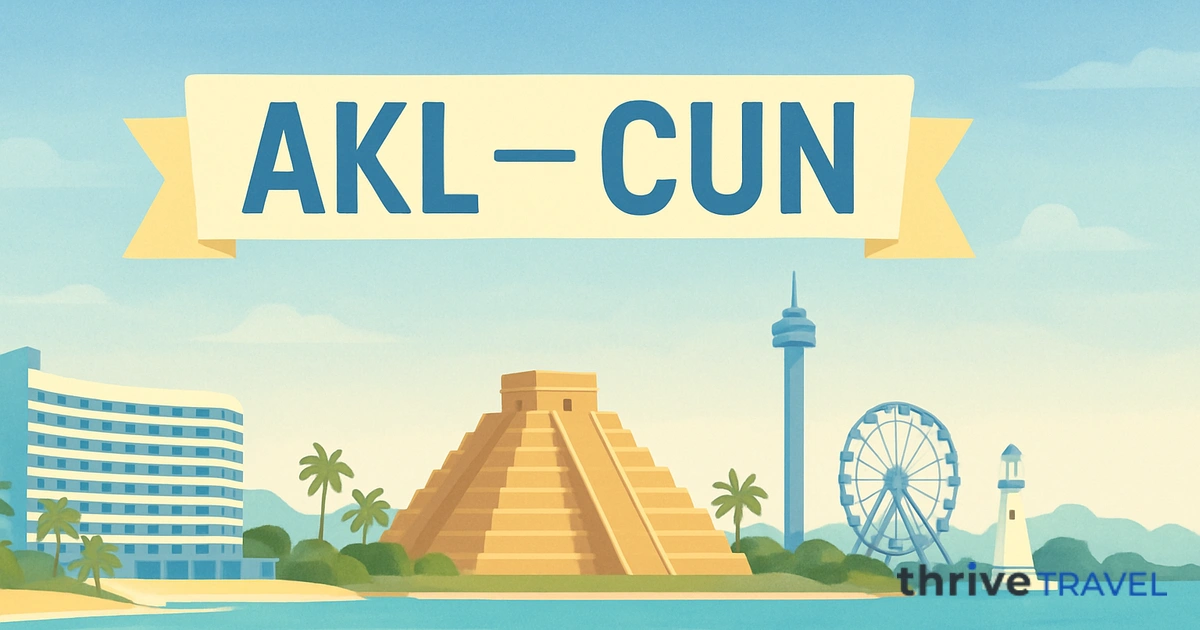 Auckland to Cancún