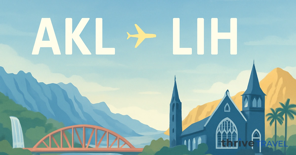 Auckland to Lihue