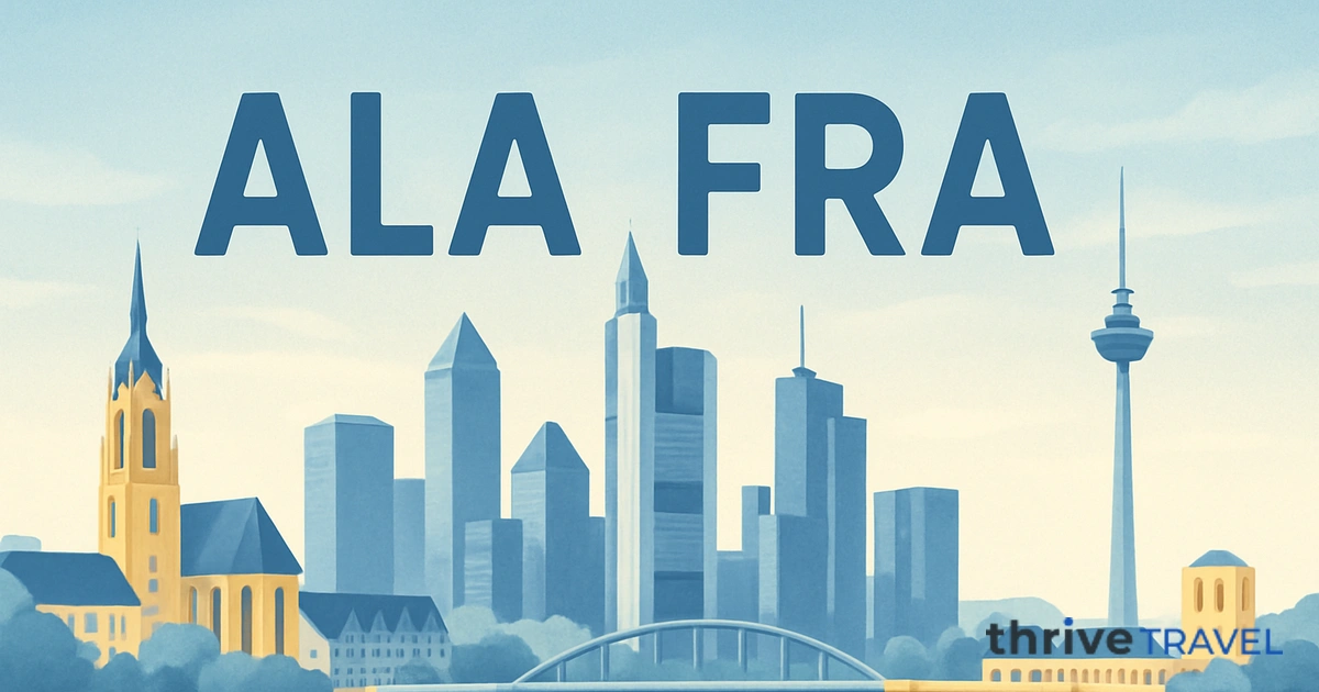 Almaty to Frankfurt