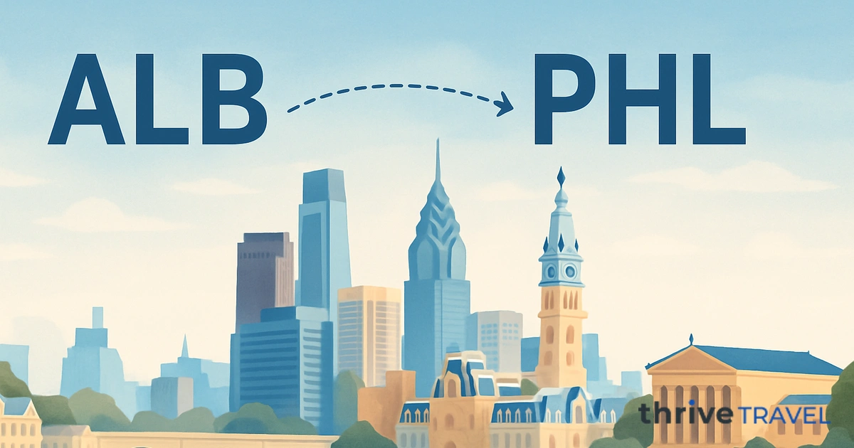 Albany to Philadelphia