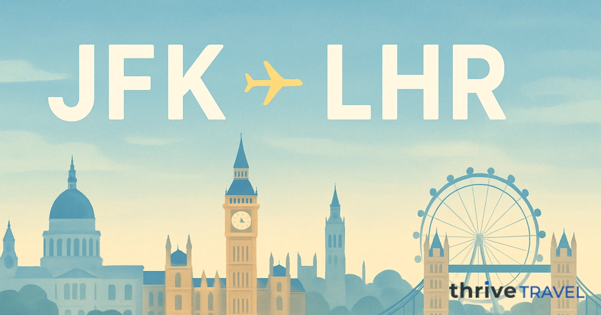 New York to London