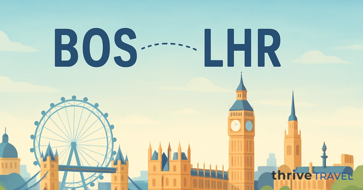 Boston to London