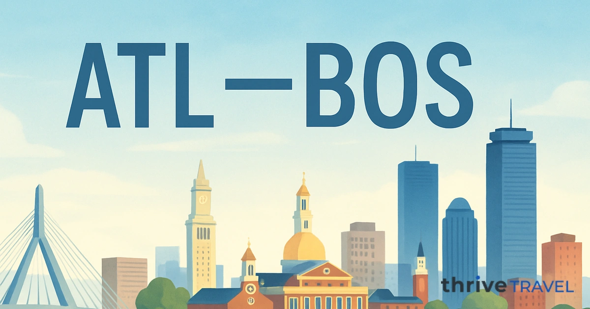 Atlanta to Boston
