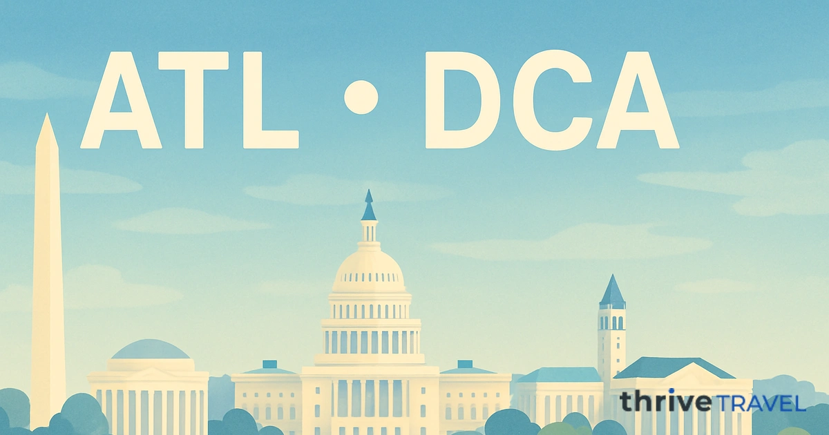Atlanta to Washington