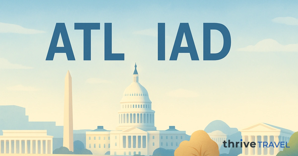 Atlanta to Washington