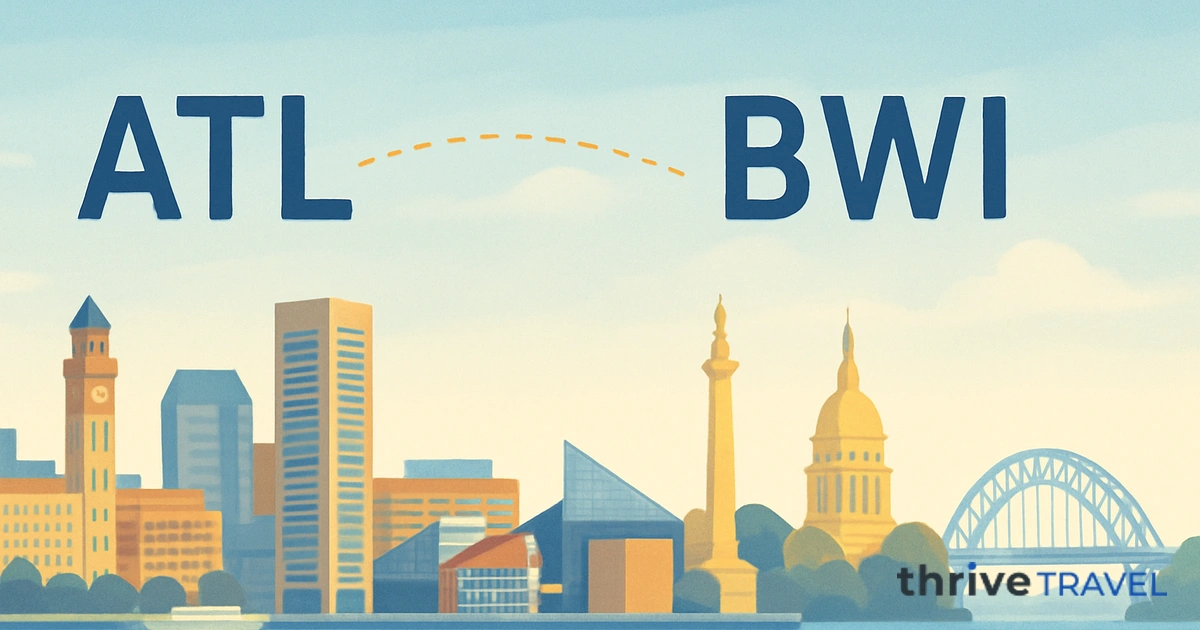 Atlanta to Baltimore