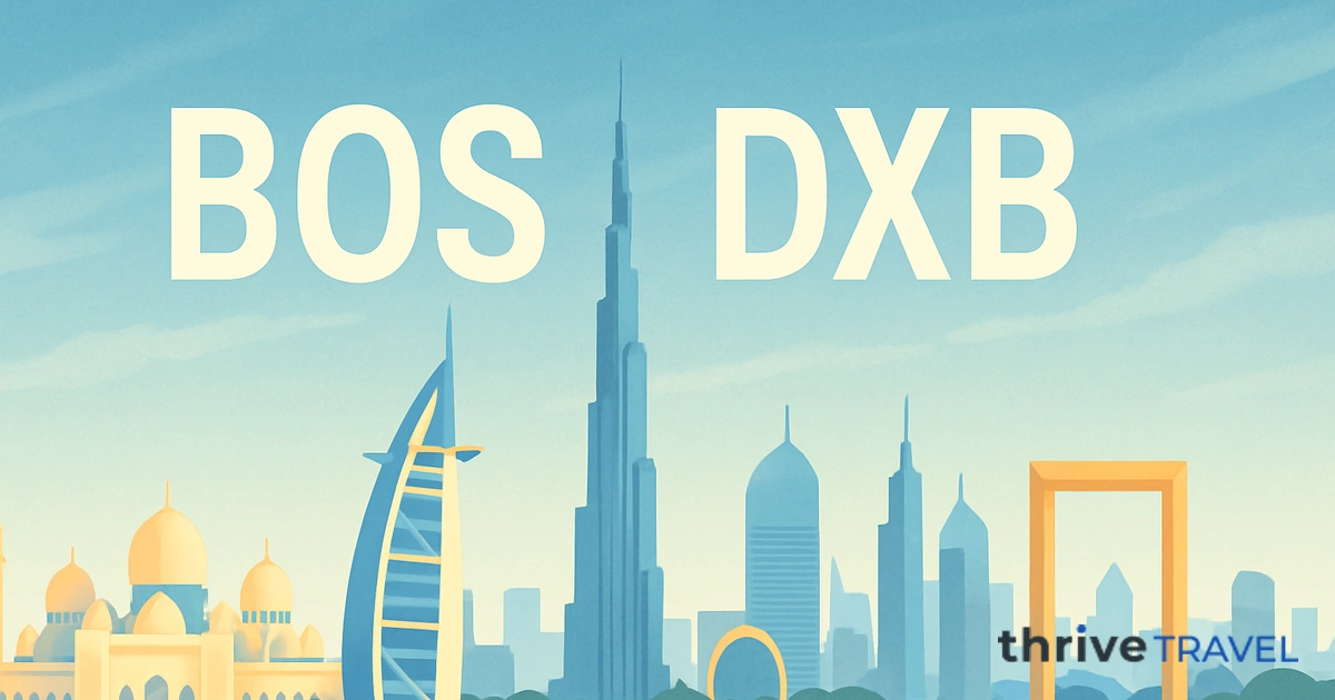 Boston to Dubai