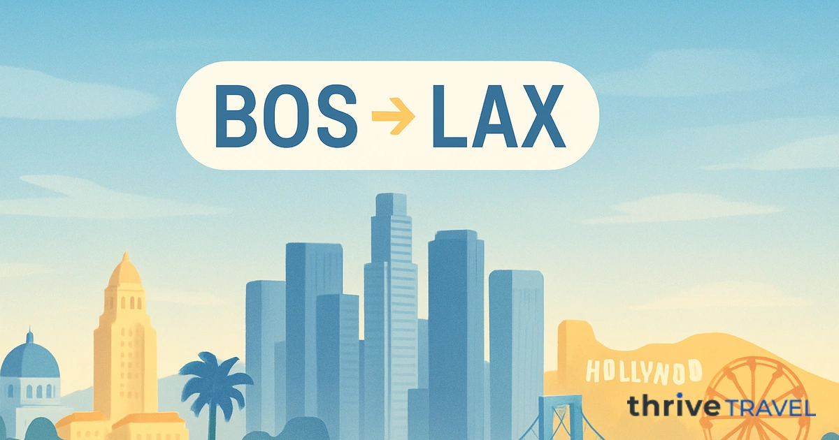 Boston to Los Angeles
