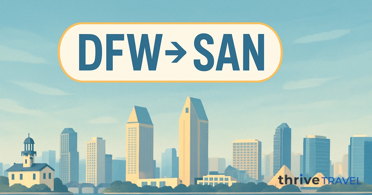 Dallas to San Diego