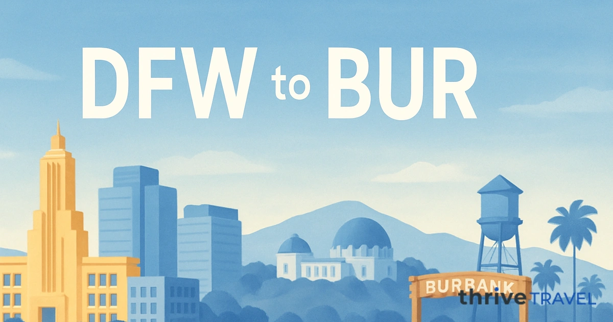 Dallas to Burbank