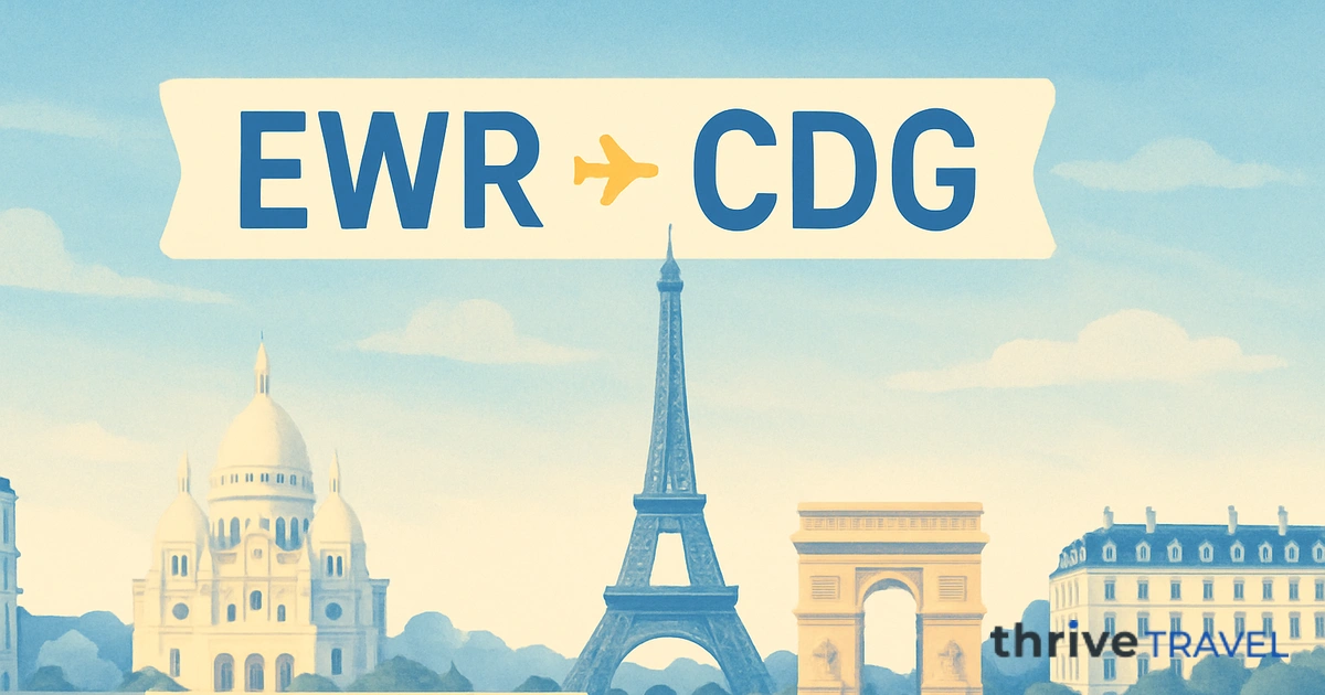 Newark to Paris