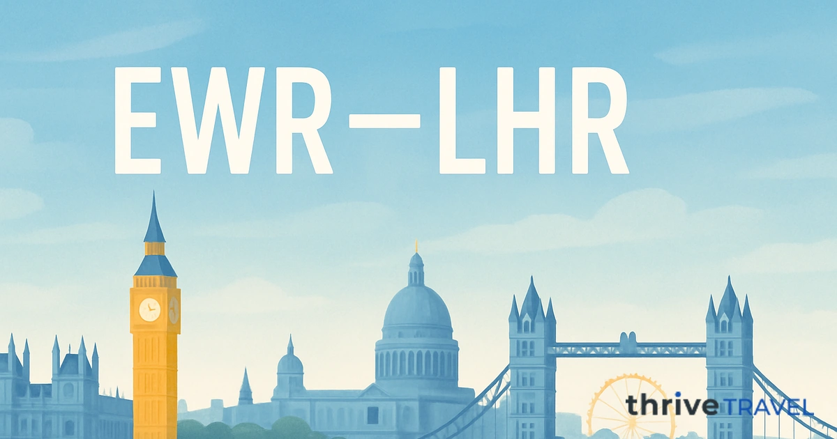 Newark to London