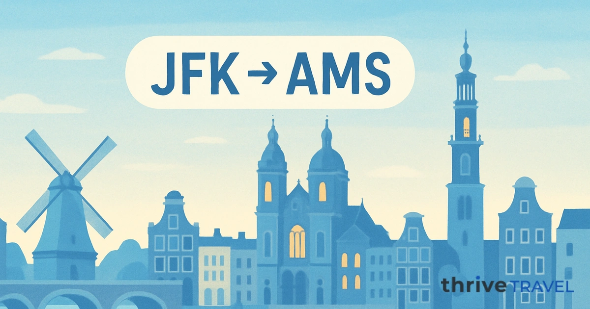 New York to Amsterdam