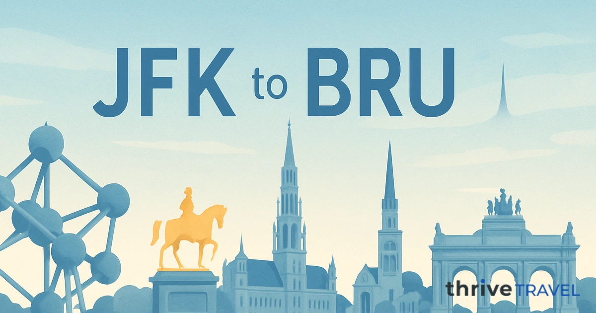New York to Brussels