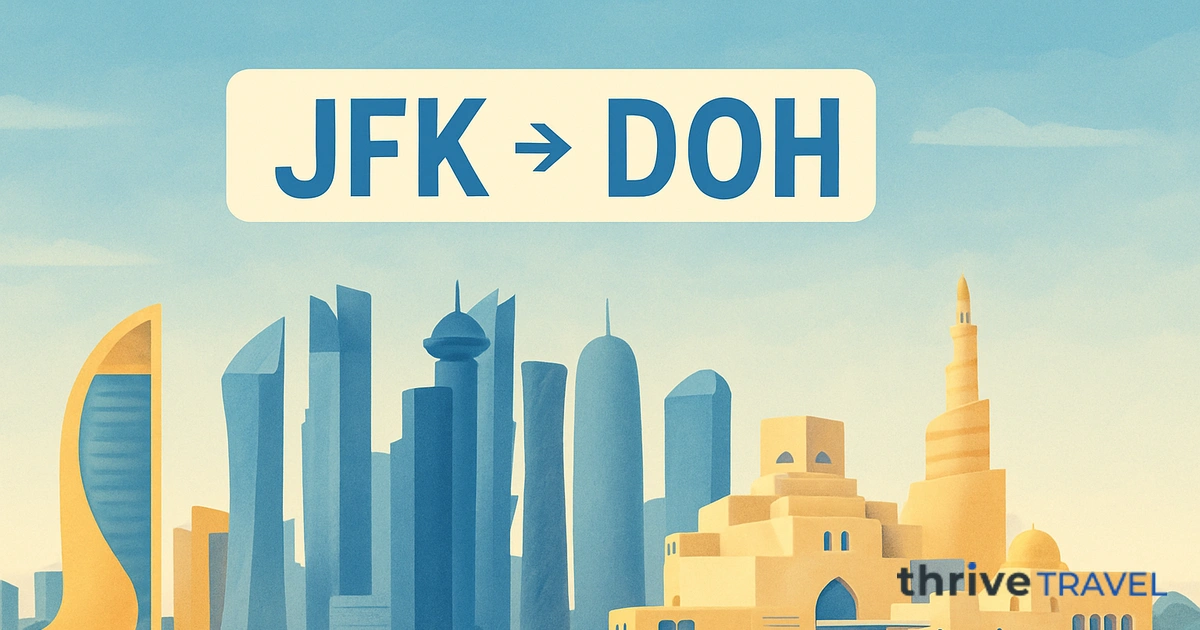 New York to Doha