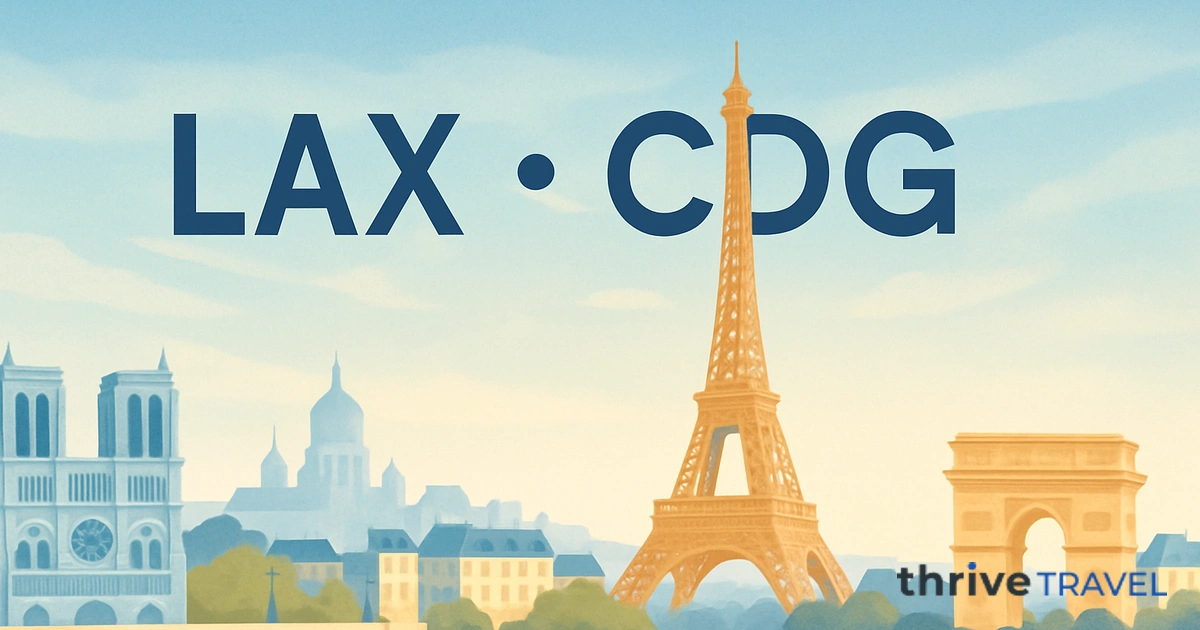 Los Angeles to Paris