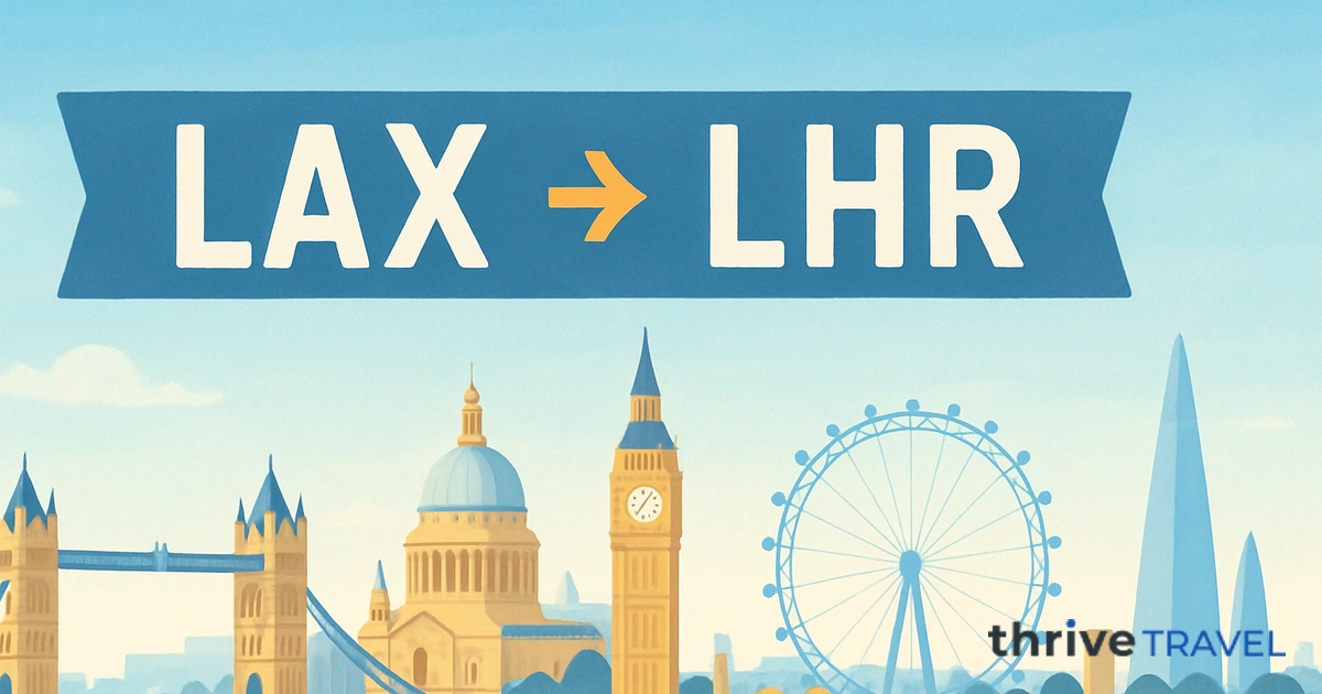 Los Angeles to London