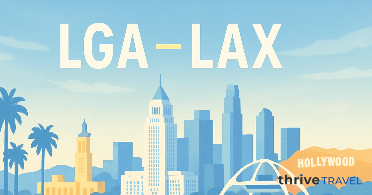 New York to Los Angeles