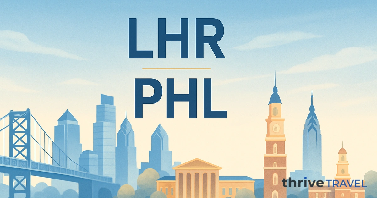 London to Philadelphia