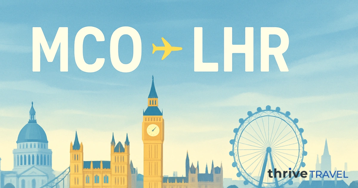 Orlando to London