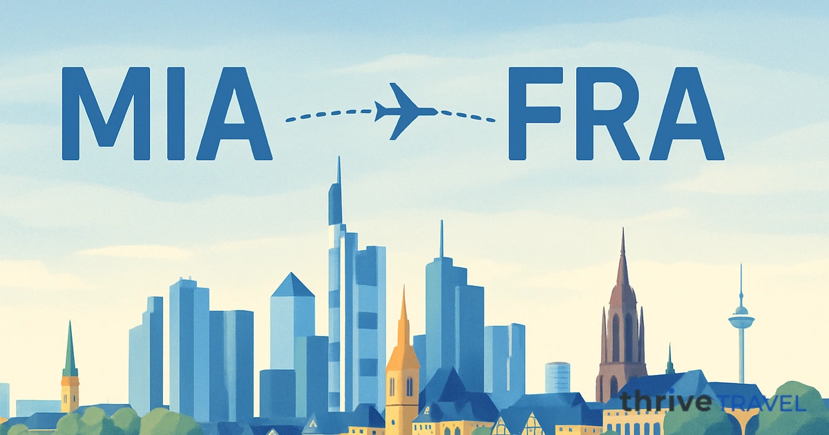 Miami to Frankfurt
