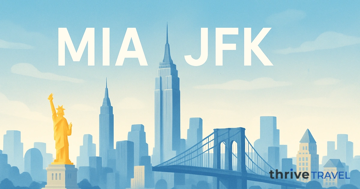 Miami to New York