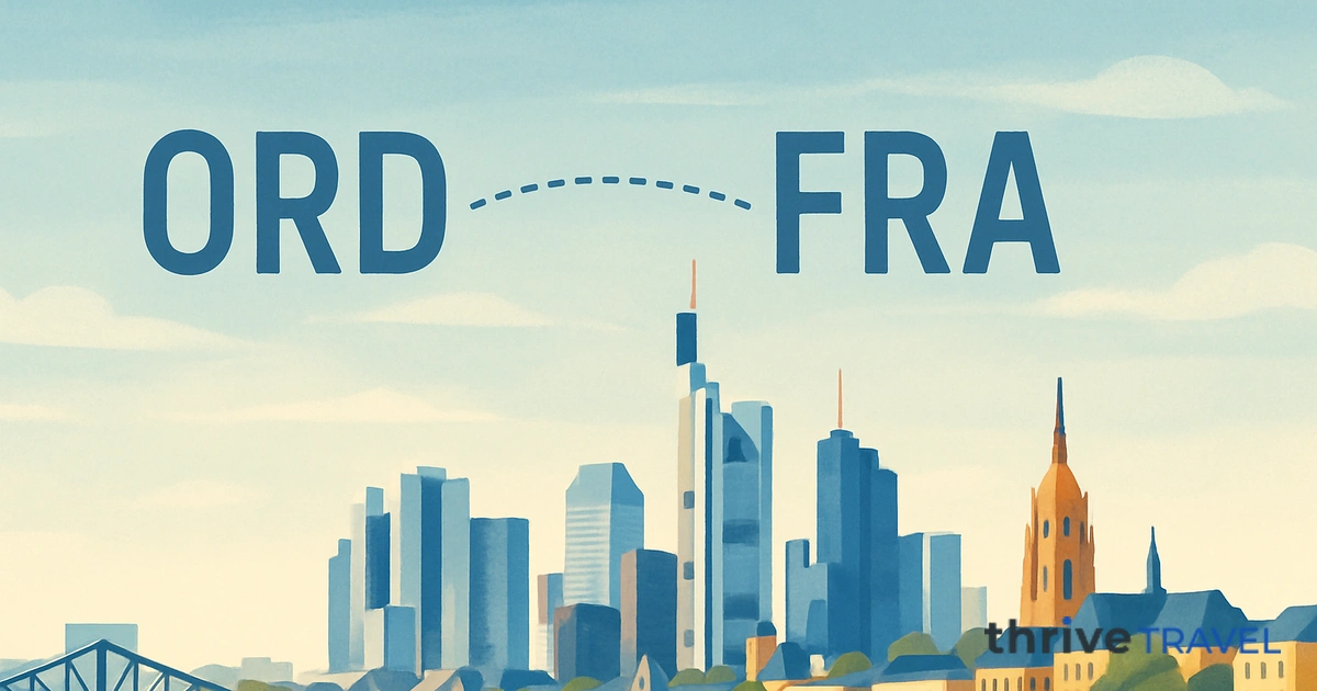 Chicago to Frankfurt
