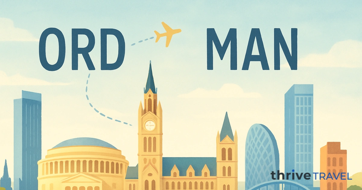Chicago to Manchester