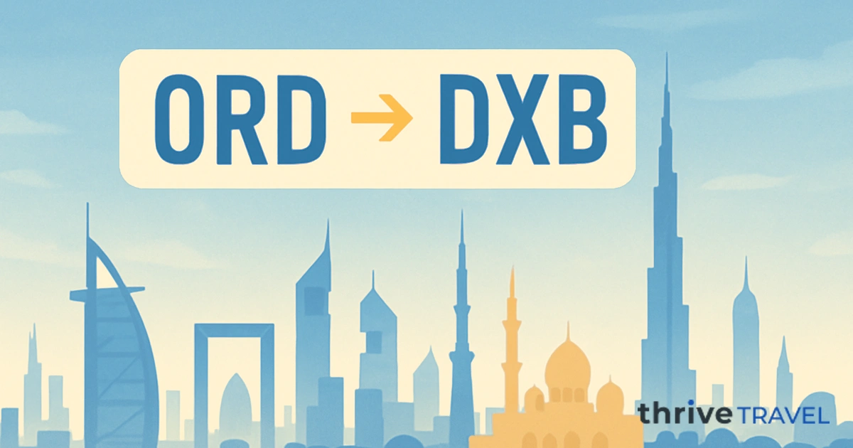 Chicago to Dubai