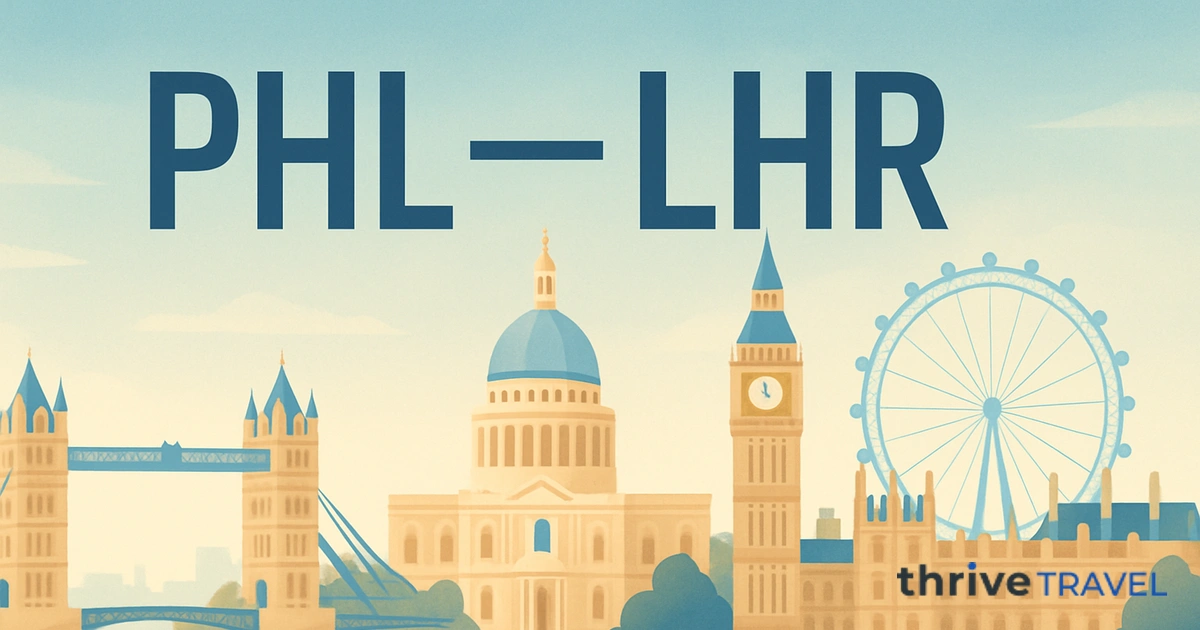 Philadelphia to London