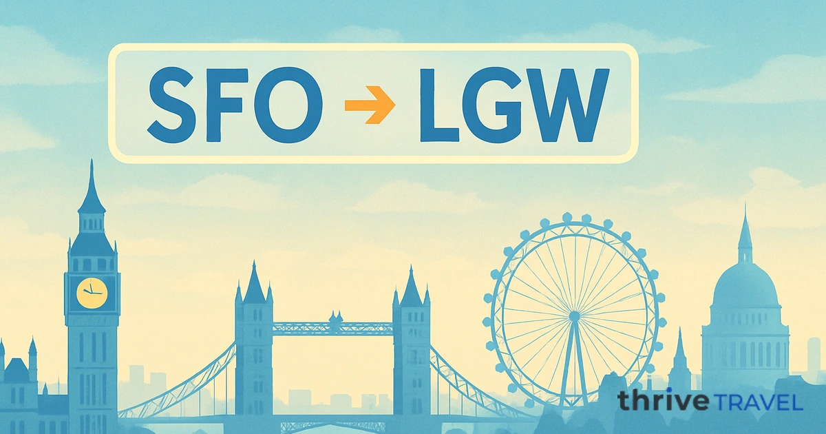 San Francisco to London